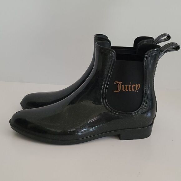 Juicy Couture Rori Women’s Rain Boot Booties Shoes Size 10 - Picture 4 of 9